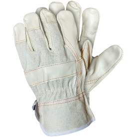 Rękawice ochronne wzmacniane skórą bydlęcą RLJ