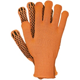 Rękawice ochronne wykonane z grubej dzianiny RDZFLAT