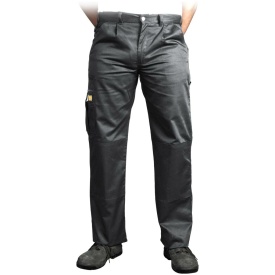 Szare spodnie ochronne do pasa Leber&hollman