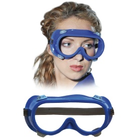 REIS Gogle przeciwodpryskowe w kolorze niebieskim