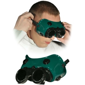 REIS Gogle spawalnicze z okrągłymi szybkami