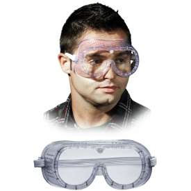 REIS Gogle ochronne przeciwodpryskowe z elastyczną gumką
