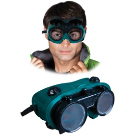 REIS Gogle spawalnicze z okrągłymi odchylającymi szybkami