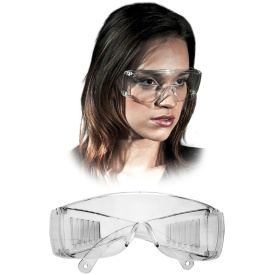 REIS Przeciwodpryskowe okulary ochronne z poliwęglanu