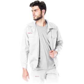 Biała bluza MASTER z wysokiej jakości materiału