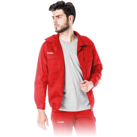 Czerwona bluza MASTER z wysokiej jakości materiału