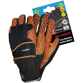 Rękawice ochronne wykonane z amary połączonej z tkaniną RMC-SPRUCOR