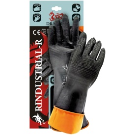 Rękawice ochronne wykonane z gumy RINDUSTRIAL-R