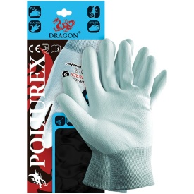 Rękawice ochronne wykonane z nylonu POLIUREX