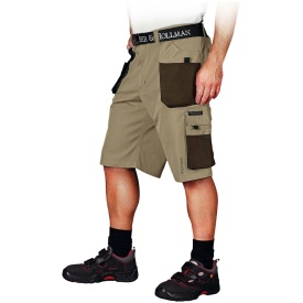 Beżowe krótkie spodnie ochronne FORMEN