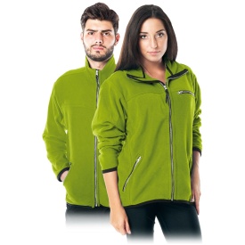 Bluza polarowa POLAR-HONEY w kolorze limonkowym