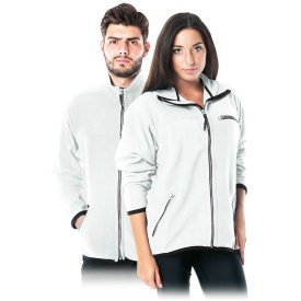 Bluza polarowa POLAR-HONEY w kolorze białym