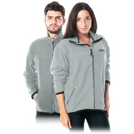 Bluza polarowa POLAR-HONEY w jasnoszarym kolorze