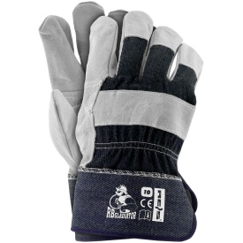 Rękawice ochronne wzmacniane skórą bydlęcą RBGLADIATOR