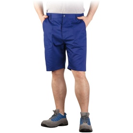 Niebieskie krótkie spodnie ochronne YES