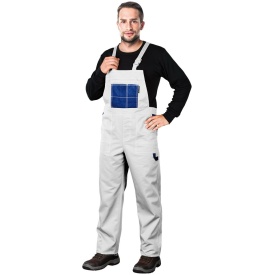 Białe ogrodniczki ochronne Multi Master