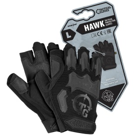 Rękawice ochronne taktyczne, bez końcówek na palcach RTC-HAWK B