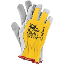 Rękawice ochronne wykonane z skóry koziej RLTOPER YW
