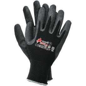 Rękawice ochronne wykonane z nylonu z powleczeniem z latexu RNYLA B