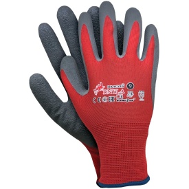 Rękawice ochronne wykonane z nylonu z powleczeniem z latexu RNYLA CS
