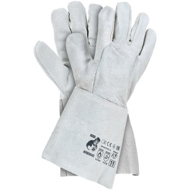 Rękawice spawalnicze wykonane ze skóry bydlęcej