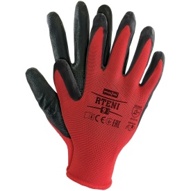 Rękawice ochronne z poliestru powlekane nitrylem RTENI CB