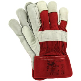 Rękawice ochronne wzmacniane skórą bydlęcą RHIP CW