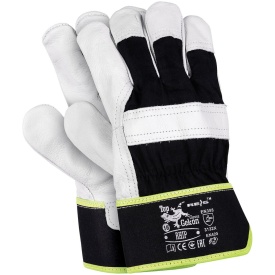 Rękawice ochronne wzmacniane skórą bydlęcą RHIP BW