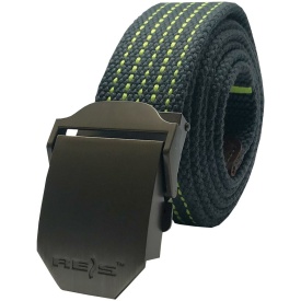 Szaro-seledynowy pasek do spodni REIS