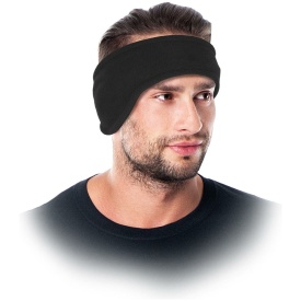 Czarna opaska polarowa -CZBAND B