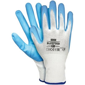 Rękawice ochronne z nylonu powlekane nitrylem