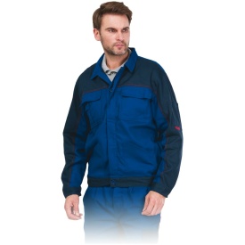 Granatowo-niebieska bluza ochronna Bomull wykonana z bawełny