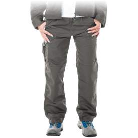 Damskie szare spodnie ochronne do pasa
