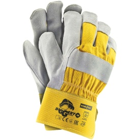 Rękawice ochronne wzmacniane skórą bydlęcą DIGGERY