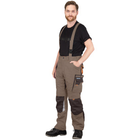 Spodnie ochronne ogrodniczki ocieplane LH-NAW-B BEBRP