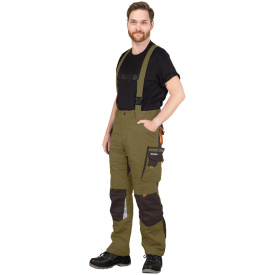 Spodnie ochronne ogrodniczki ocieplane LH-NAW-B KHBRP