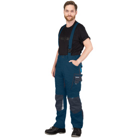 Spodnie ochronne ogrodniczki ocieplane LH-NAW-B GN