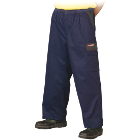 Granatowo-szare spodnie ochronne do pasa FOREST