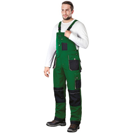 Zielone spodnie ochronne ogrodniczki FORMEN