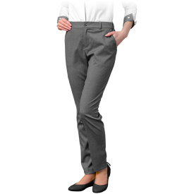 Szare damskie spodnie do pasa