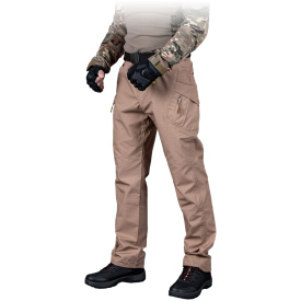 Beżowe spodnie ochronne do pasa Tactical Guard