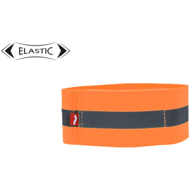 Pomarańczowa elastyczna opaska zapinana na rzep