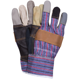 Rękawice ochronne wzmacniane skórą bydlęcą RLKPAS