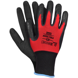 Rękawice ochronne powlekane spienionym lateksem REDVOX-FOMLA