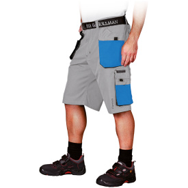 Szare krótkie spodnie ochronne FORMEN