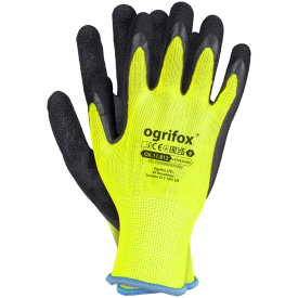 Rękawice ochronne powlekane spienionym lateksem OX-LATEKSFOM YB