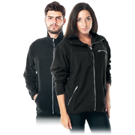 Bluza polarowa POLAR-HONEY w kolorze czarnym