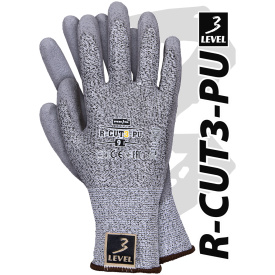 R-CUT3-PU Rękawice ochronne z przędzy HDPE