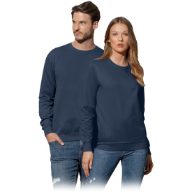 Granatowa bluza męska z długim rękawem ST4000