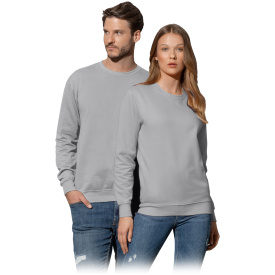 Szara bluza męska z długim rękawem ST4000